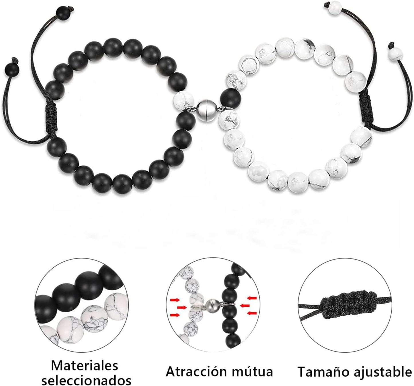 SOUL LINK - PULSERAS MAGNÉTICAS PARA PAREJAS