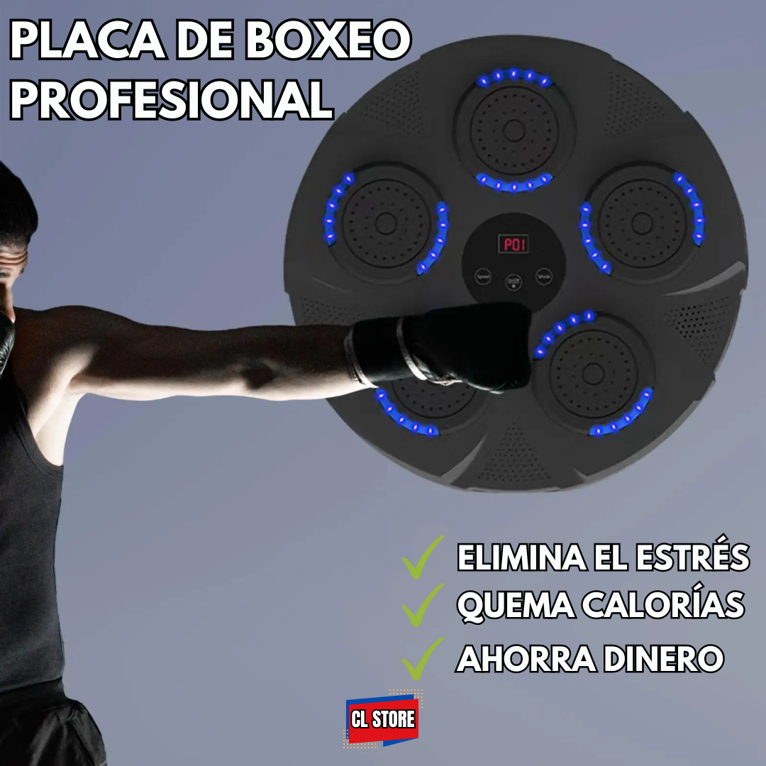 PLACA DE BOXEO PROFESIONAL + GUANTES DE REGALO