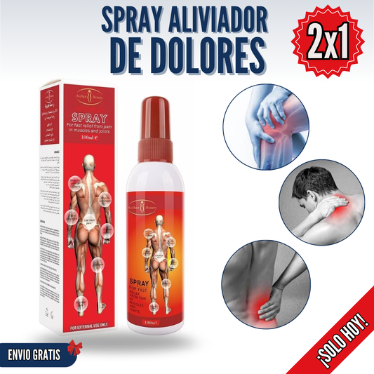 2x1 - SPRAY ANALGÉSICO PARA DOLORES MUSCULARES